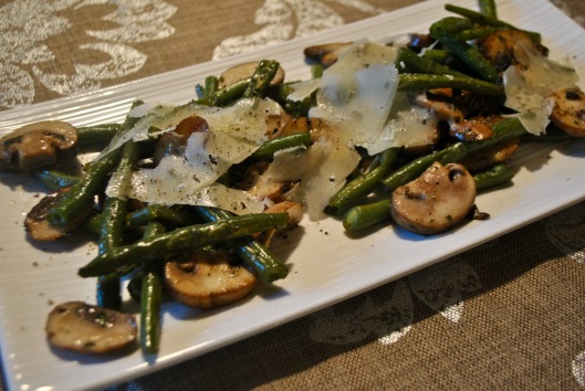 sauteed green beans with parmesan